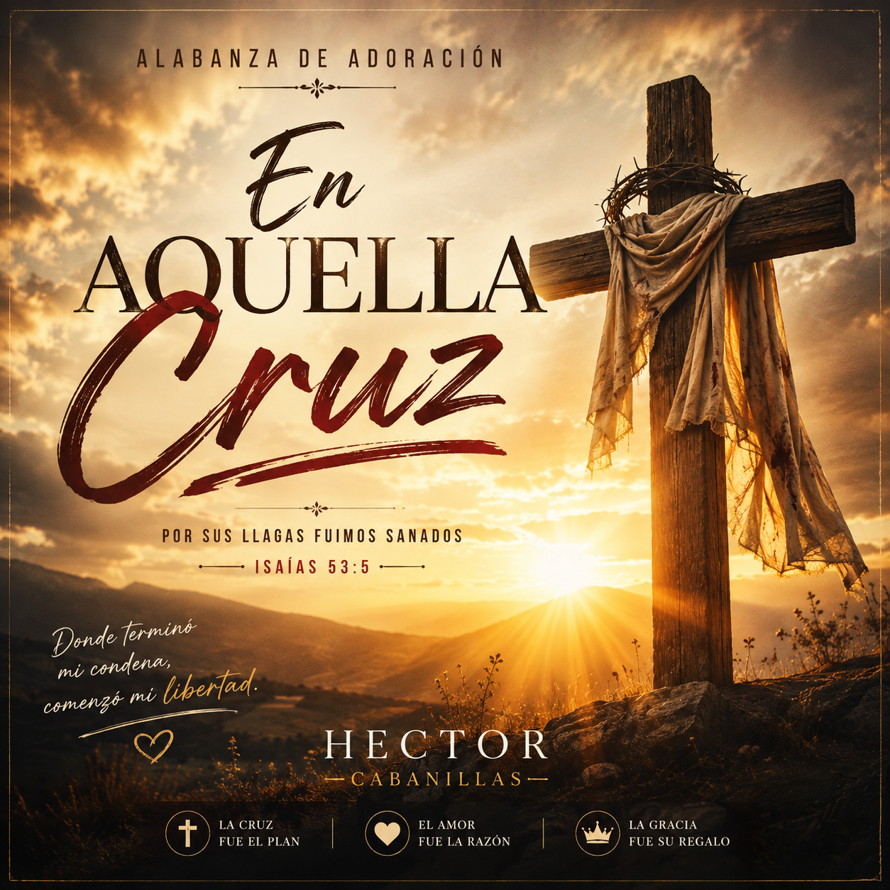 Portada de En Aquella Cruz de Hector Cabanillas